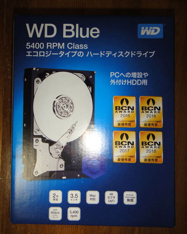 WESTERN DIGITAL（ウエスタンデジタル）／WD60EZAZ-RT [3.5インチHDD 6TB SATA600 5400rpm]