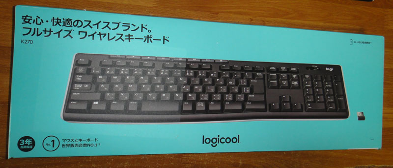 ロジクール(Logicool) ワイヤレスキーボード K270｜
