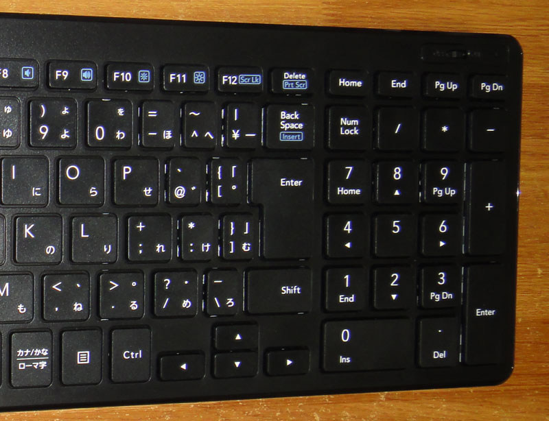 エレコム パンタグラフ方式 キーボード TK-FDP099TBK｜ノートパソコンのキーボードをそのまま取り出したようなキーボード