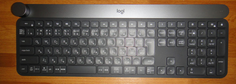 ロジクール(Logicool) CRAFTキーボード KX1000s｜鈍く光るグラファイトカラーがとにかくカッコいい